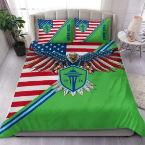 Eagle U.S Flag MLS Real Salt Lake Exclusive All Over Prints BLMLS101024A1RSLSJT - Bedding Set