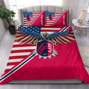 Eagle U.S Flag MLS Toronto FC Exclusive All Over Prints BLMLS101024A1TORSJT - Bedding Set