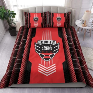 Abstract Geometric Pattern MLS Houston Dynamo Exclusive All Over Prints BLMLS101024A2HOUSJT - Bedding Set