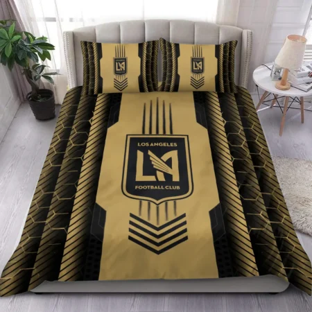 Abstract Geometric Pattern MLS Los Angeles FC Exclusive All Over Prints BLMLS101024A2LAFSJT - Bedding Set