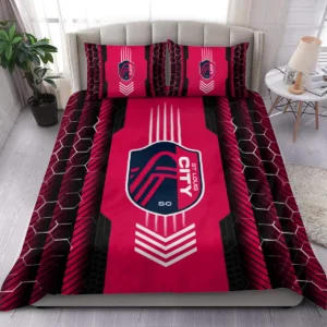 Abstract Geometric Pattern MLS Toronto FC Exclusive All Over Prints BLMLS101024A2TORSJT - Bedding Set