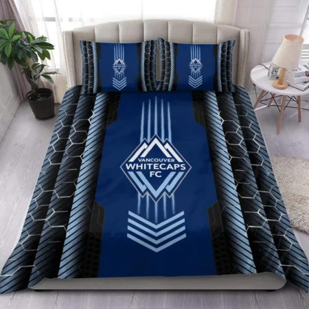 Abstract Geometric Pattern MLS Vancouver Whitecaps Exclusive All Over Prints BLMLS101024A2VANSJT - Bedding Set