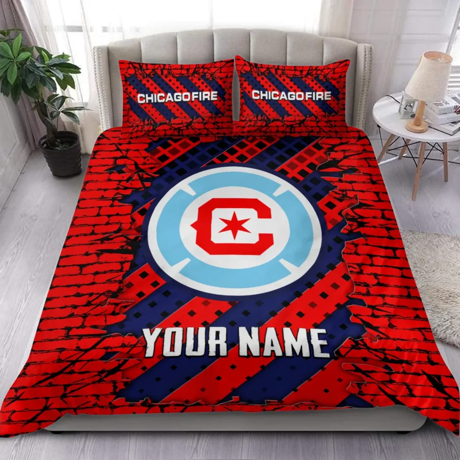 Breaking Wall MLS Chicago Fire Exclusive All Over Prints BLMLS111024A1CHISJT - Bedding Set