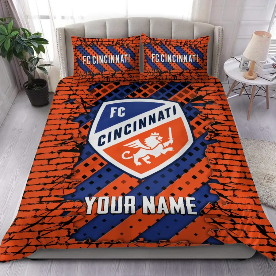 3D Breaking Wall MLS Cincinnati Exclusive All Over Prints BLMLS111024A1CINSJT - Bedding Set