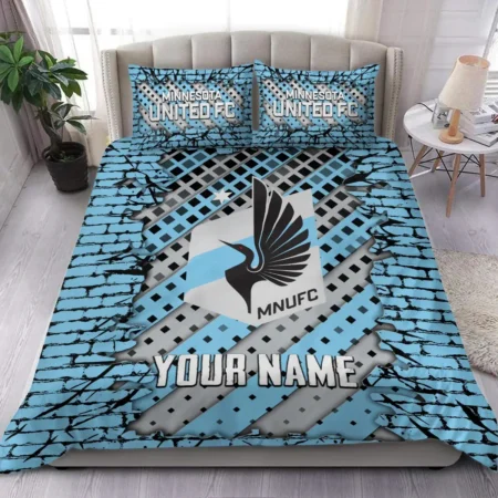 Breaking Wall MLS Minnesota United Exclusive All Over Prints BLMLS111024A1MINSJT - Bedding Set