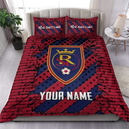 3D Breaking Wall MLS Real Salt Lake Exclusive All Over Prints BLMLS111024A1RSLSJT - Bedding Set