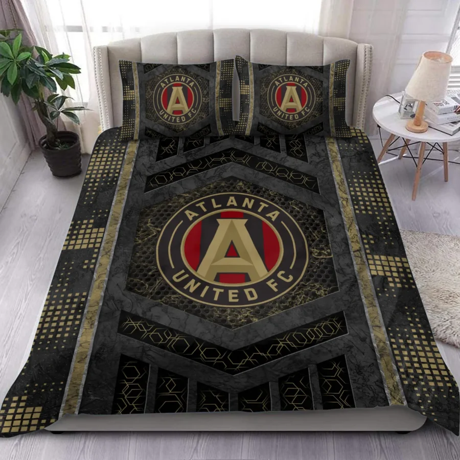 MLS Atlanta United Exclusive All Over Prints BLMLS111024A2ATLSJT - Bedding Set