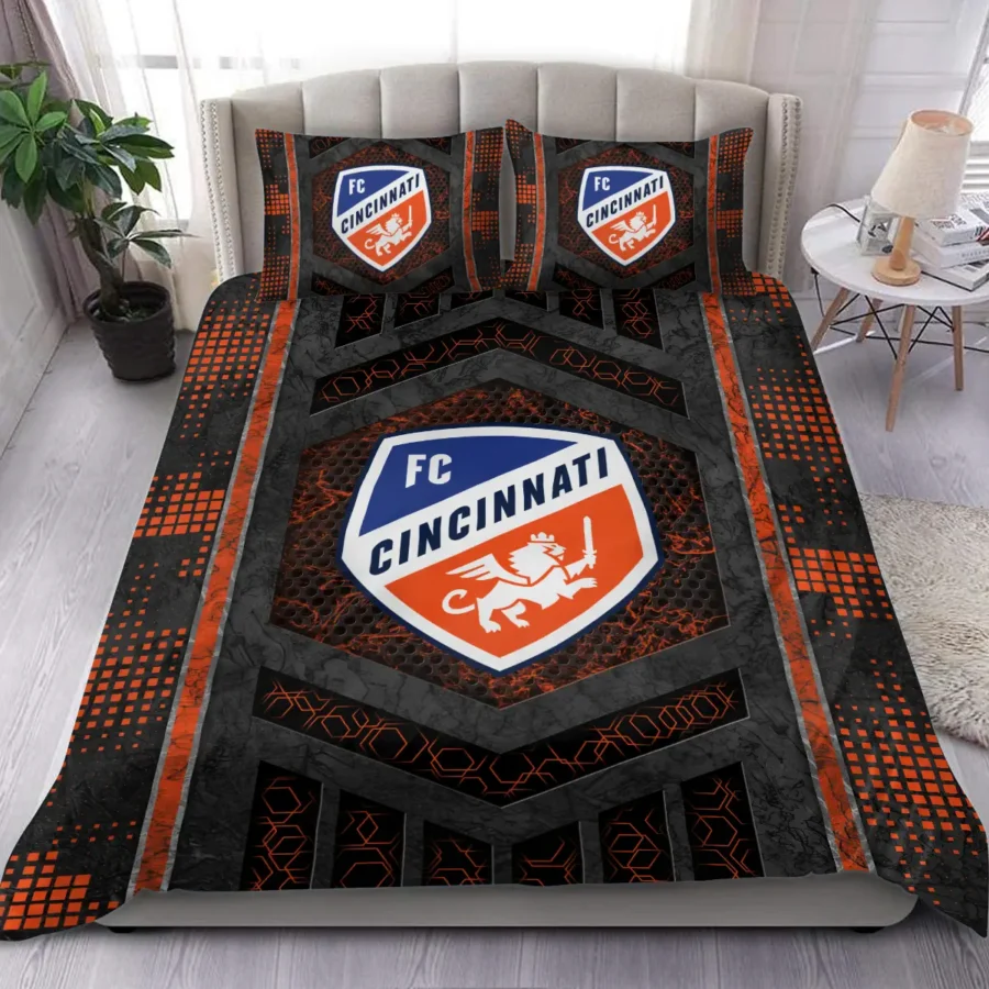 3D Breaking Wall MLS Cincinnati Exclusive All Over Prints BLMLS111024A2CINSJT - Bedding Set