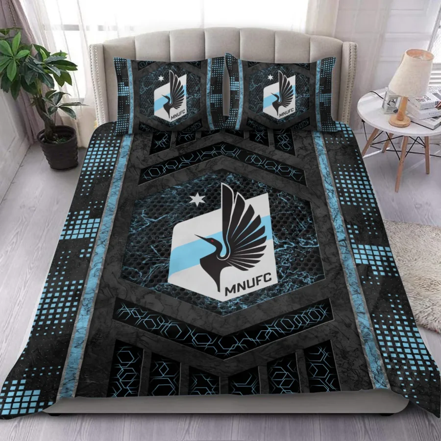 MLS Minnesota United Exclusive All Over Prints BLMLS111024A2MINSJT - Bedding Set