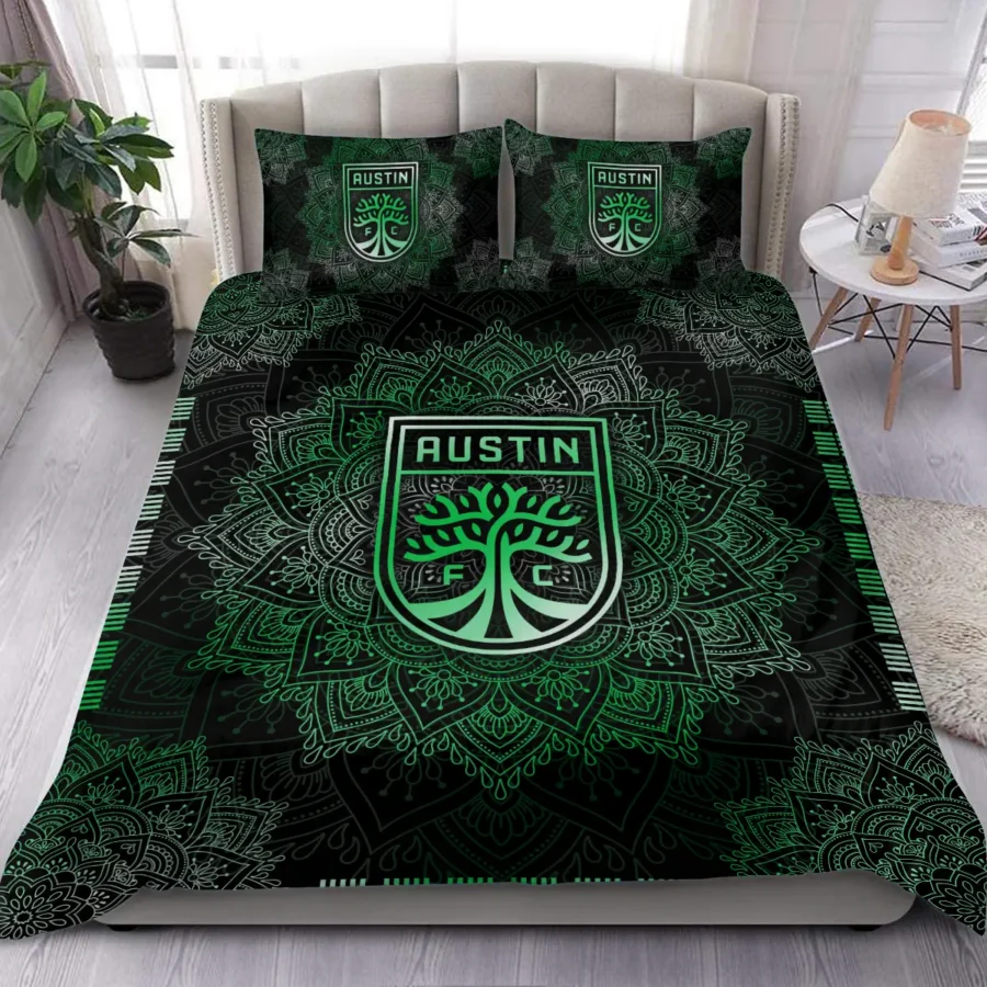 Mandala Pattern MLS Austin FC Exclusive All Over Prints BLMLS121024A1ATXSJT - Bedding Set