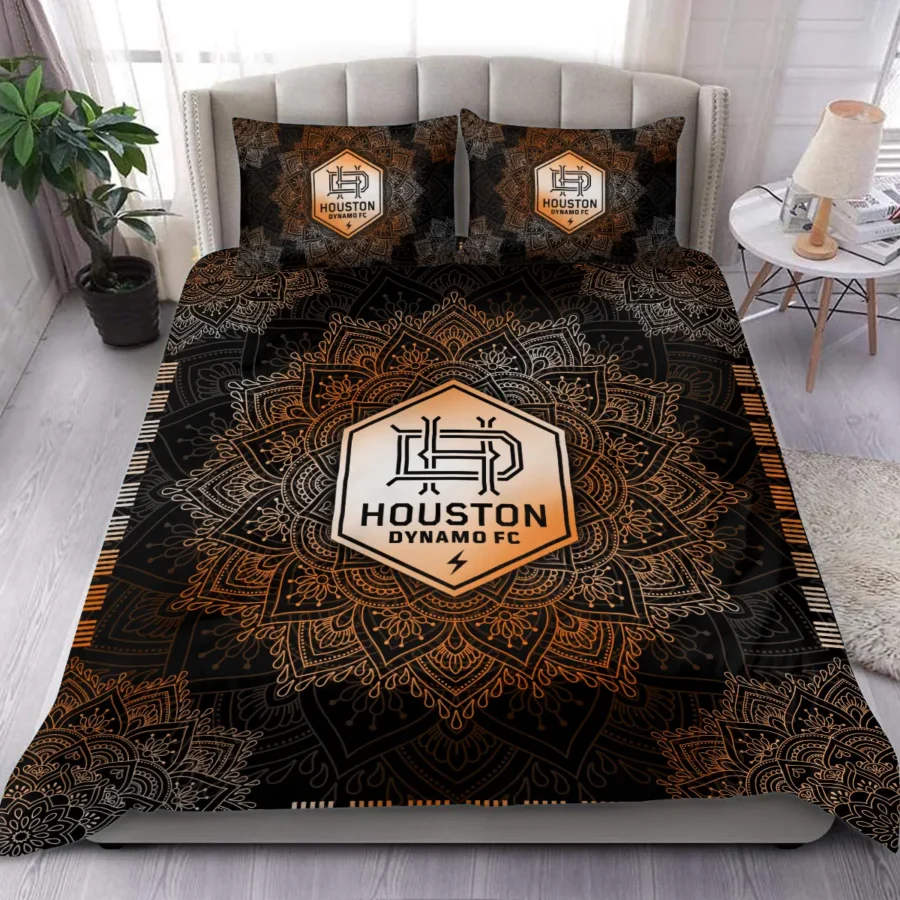 Mandala Pattern MLS Houston Dynamo Exclusive All Over Prints BLMLS121024A1HOUSJT - Bedding Set