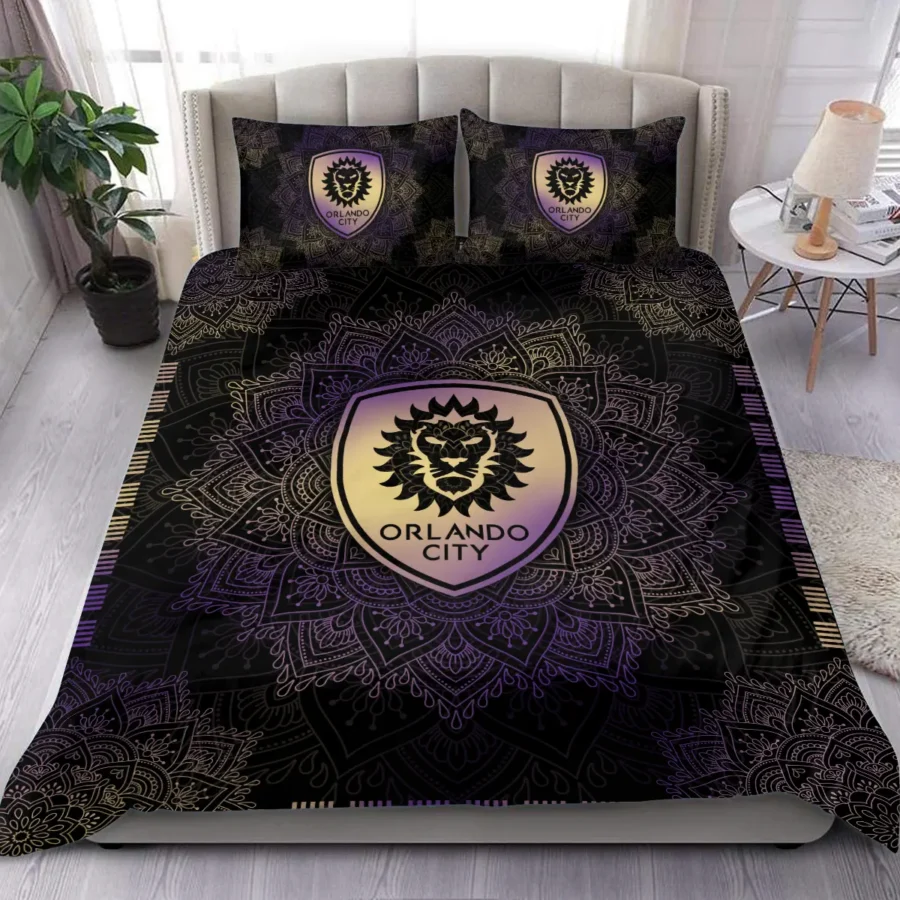 Mandala Pattern MLS Orlando City Exclusive All Over Prints BLMLS121024A1ORLSJT - Bedding Set