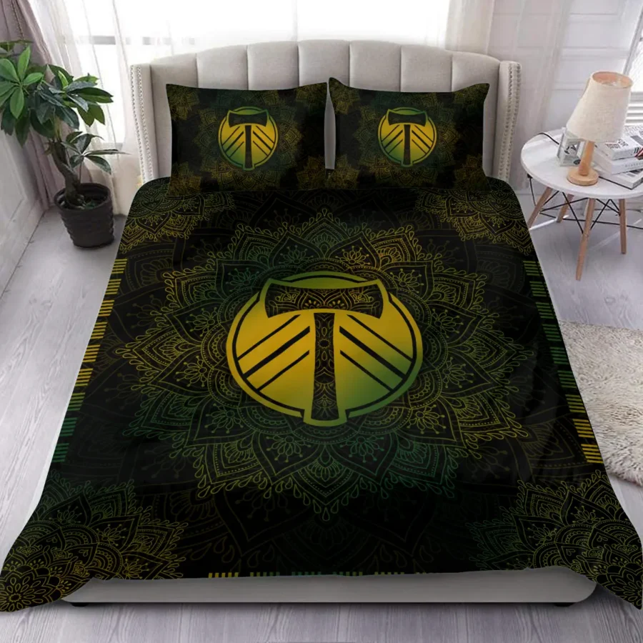 Mandala Pattern MLS Portland Timbers Exclusive All Over Prints BLMLS121024A1PORSJT - Bedding Set