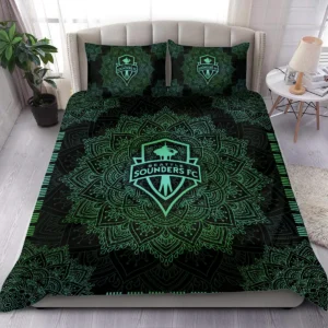 Mandala Pattern MLS New York Red Bulls Exclusive All Over Prints BLMLS121024A1NYSJT - Bedding Set