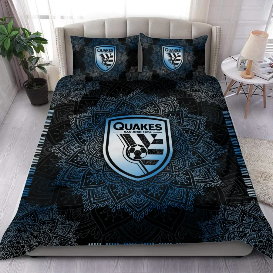 Mandala Pattern MLS San Jose Earthquakes Exclusive All Over Prints BLMLS121024A1SJSJT - Bedding Set