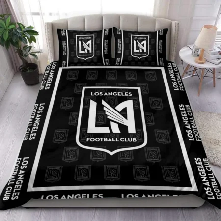 Black And White Style MLS Los Angeles FC Exclusive All Over Prints BLMLS121024A2LAFSJT - Bedding Set