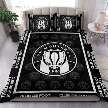 Black And White Style MLS CF Montreal Exclusive All Over Prints BLMLS121024A2MTLSJT - Bedding Set