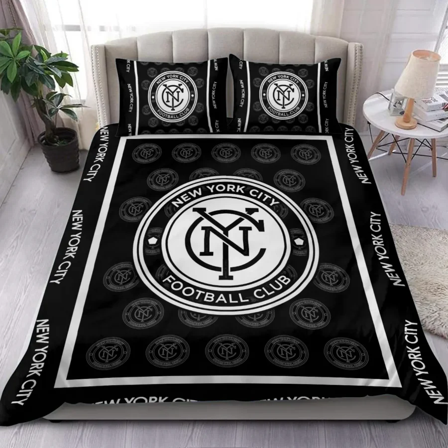 Black And White Style MLS New York City Exclusive All Over Prints BLMLS121024A2NYCSJT - Bedding Set