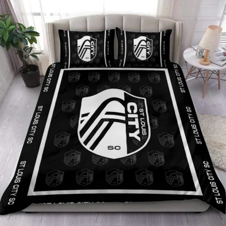 Black And White Style MLS St. Louis City Exclusive All Over Prints BLMLS121024A2STLSJT - Bedding Set