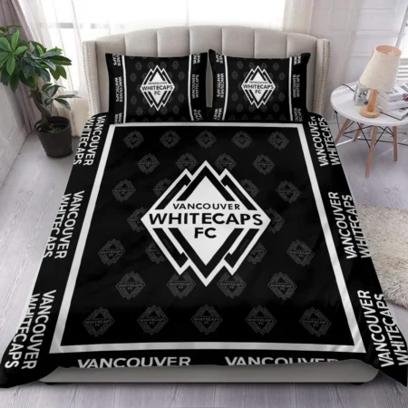 Black And White Style MLS Vancouver Whitecaps Exclusive All Over Prints BLMLS121024A2VANSJT - Bedding Set