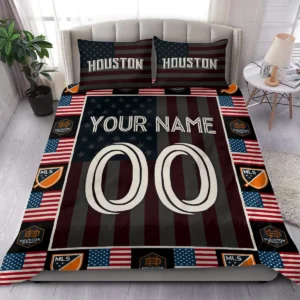 Custom Name Number US Flag MLS DC United Exclusive All Over Prints BLMLS141024A1DCSJT - Bedding Set