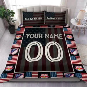 Custom Name Number US Flag MLS New York City Exclusive All Over Prints BLMLS141024A1NYCSJT - Bedding Set