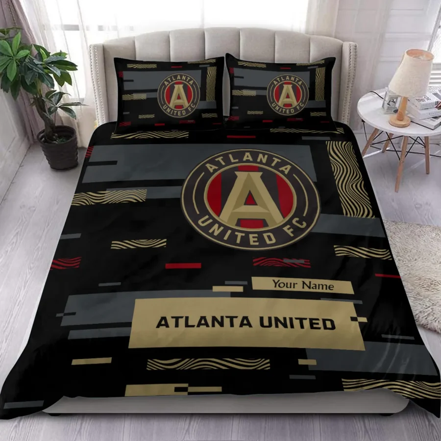 Custom Name MLS Atlanta United Exclusive All Over Prints BLMLS151024A1ATLSJT - Bedding Set