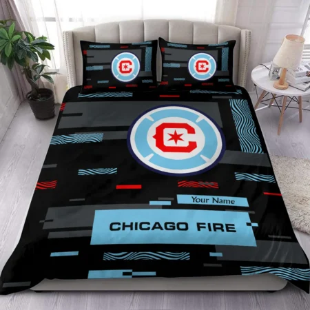 Custom Name MLS Chicago Fire Exclusive All Over Prints BLMLS151024A1CHISJT - Bedding Set