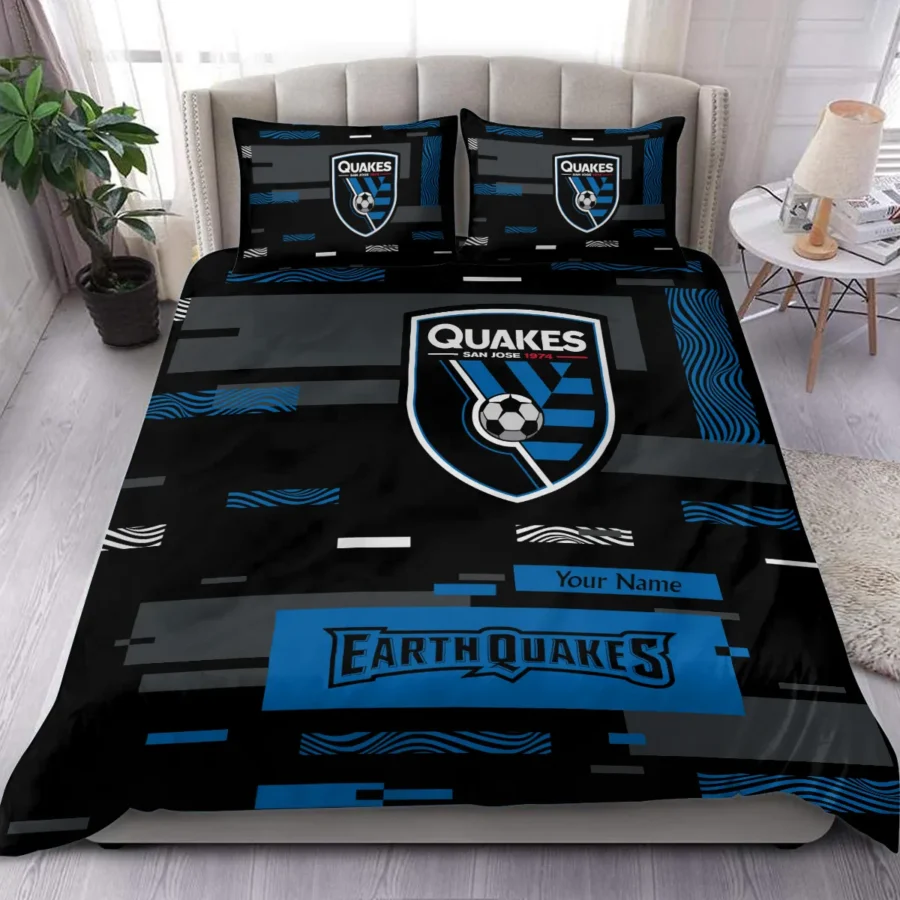 Custom Name MLS San Jose Earthquakes Exclusive All Over Prints BLMLS151024A1SJSJT - Bedding Set