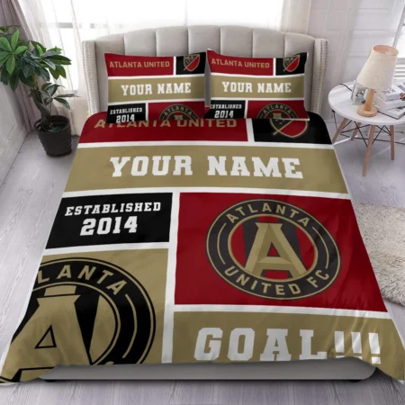 Custom Name MLS Atlanta United Exclusive All Over Prints BLMLS151024A2ATLSJT - Bedding Set