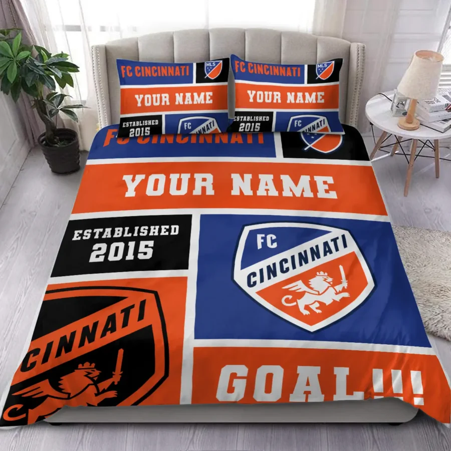 Custom Name MLS Cincinnati Exclusive All Over Prints BLMLS151024A2CINSJT - Bedding Set