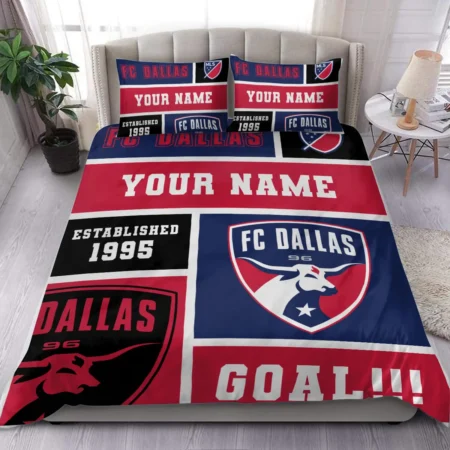 Custom Name MLS FC Dallas Exclusive All Over Prints BLMLS151024A2DALSJT - Bedding Set