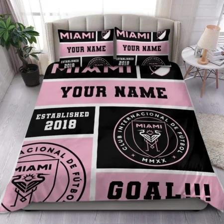 Custom Name MLS Inter Miami Exclusive All Over Prints BLMLS151024A2MIASJT - Bedding Set