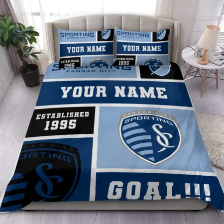 Custom Name MLS Sporting Kansas City Exclusive All Over Prints BLMLS151024A2SKCSJT - Bedding Set