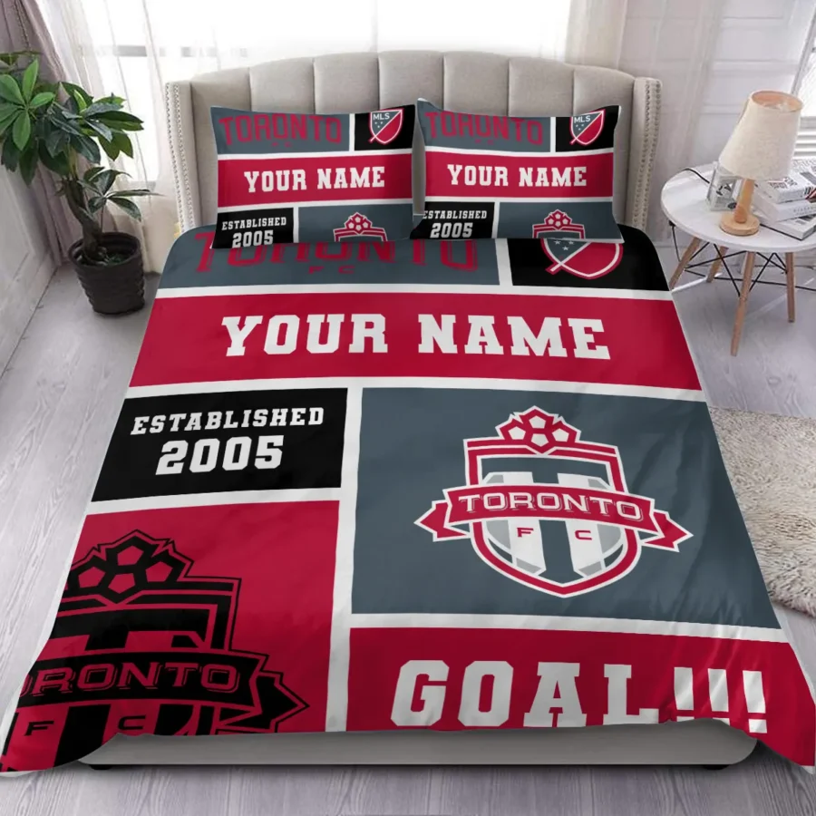 Custom Name MLS Toronto FC Exclusive All Over Prints BLMLS151024A2TORSJT - Bedding Set