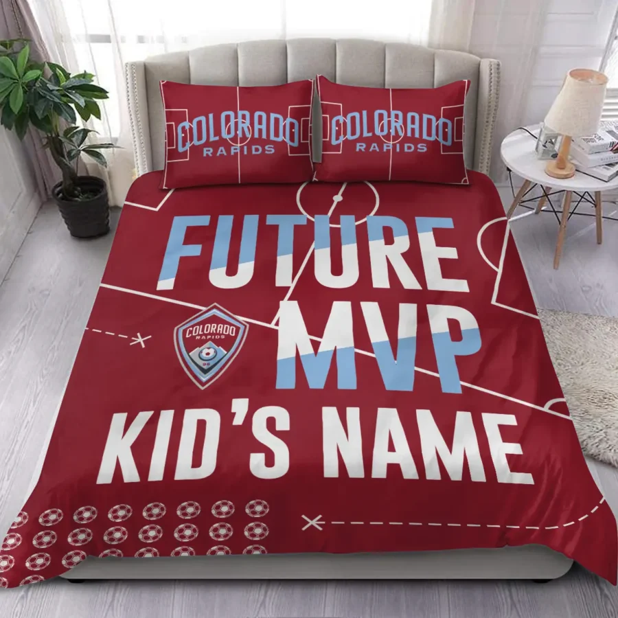 Future MVP Custom Kid Name MLS Colorado Rapids Exclusive All Over Prints BLMLS161024A1COLSJT - Bedding Set