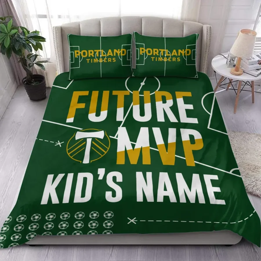 Future MVP Custom Kid Name MLS Portland Timbers Exclusive All Over Prints BLMLS161024A1PORSJT - Bedding Set