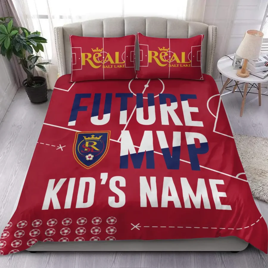 Future MVP Custom Kid Name MLS Real Salt Lake Exclusive All Over Prints BLMLS161024A1RSLSJT - Bedding Set