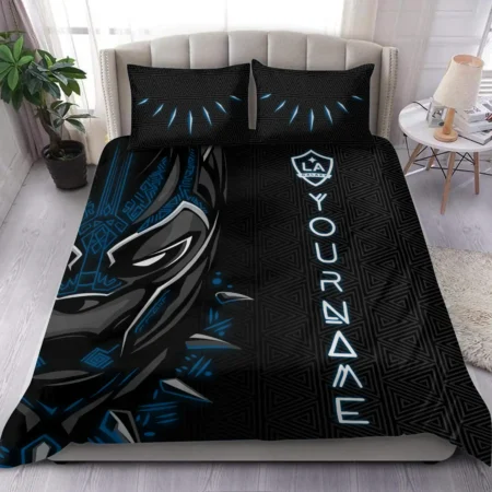 Black Panther Custom Name MLS LA Galaxy Exclusive All Over Prints BLMLS161024A2LASJT - Bedding Set