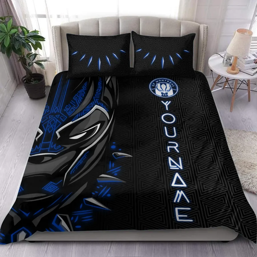 Black Panther Custom Name MLS CF Montreal Exclusive All Over Prints BLMLS161024A2MTLSJT - Bedding Set