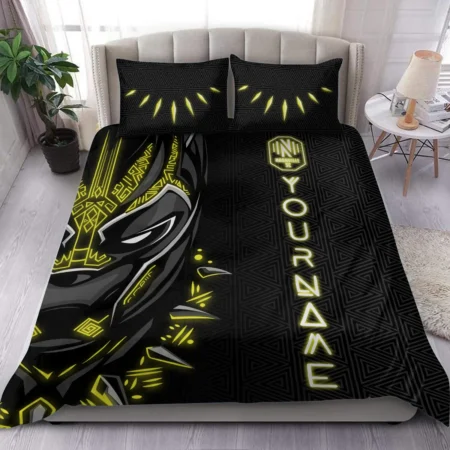 Black Panther Custom Name MLS Nashville SC Exclusive All Over Prints BLMLS161024A2NSHSJT - Bedding Set