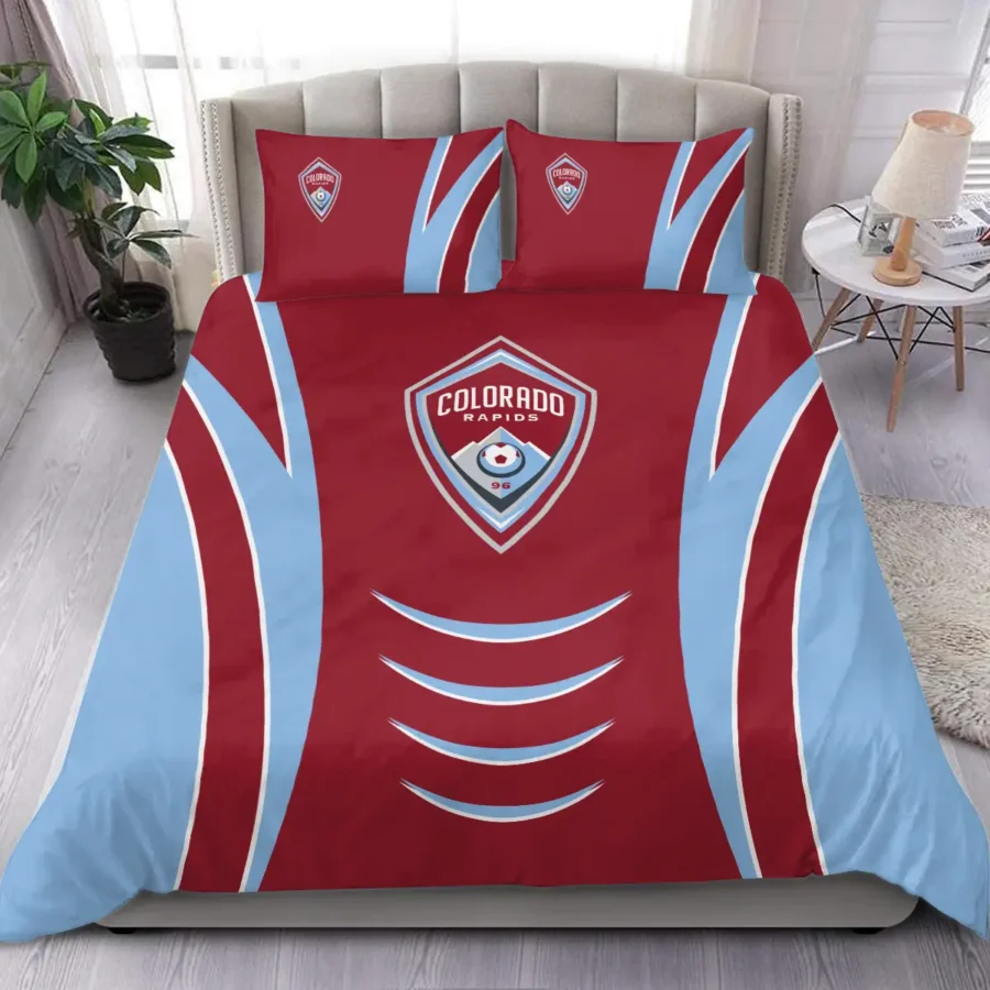 MLS Colorado Rapids Exclusive All Over Prints BLMLS81024A1COLSJT - Bedding Set