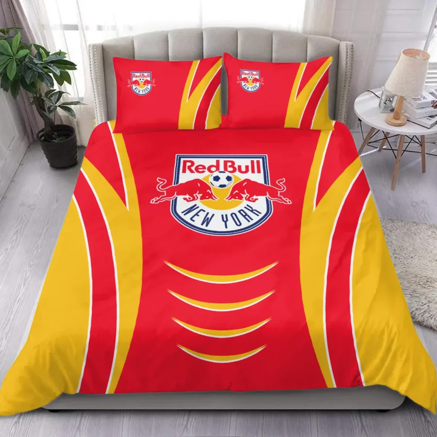 MLS New York Red Bulls Exclusive All Over Prints BLMLS81024A1NYSJT - Bedding Set