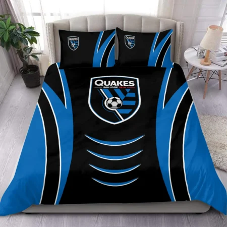 MLS San Jose Earthquakes Exclusive All Over Prints BLMLS81024A1SJSJT - Bedding Set