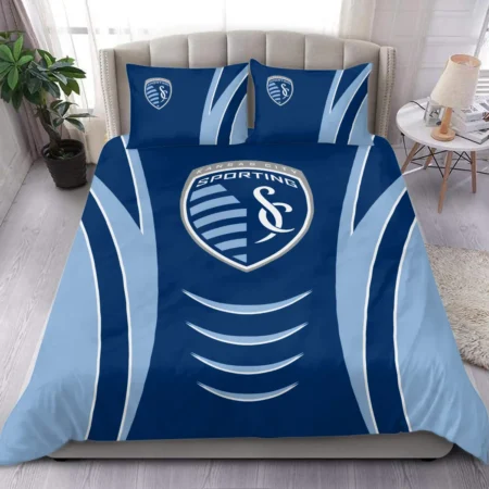 MLS Sporting Kansas City Exclusive All Over Prints BLMLS81024A1SKCSJT - Bedding Set