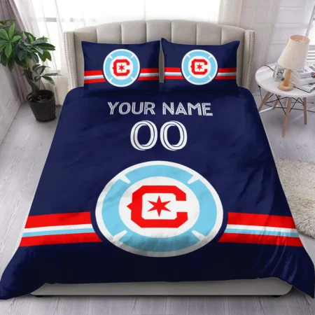 MLS Chicago Fire Exclusive All Over Prints BLMLS81024A2CHISJT - Bedding Set