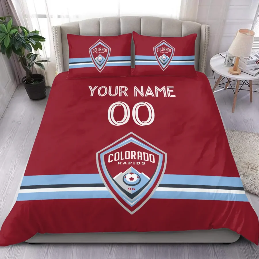 MLS Colorado Rapids Exclusive All Over Prints BLMLS81024A2COLSJT - Bedding Set