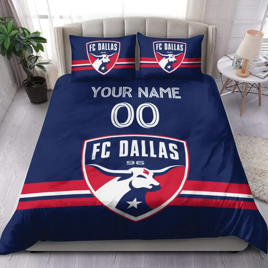 MLS FC Dallas Exclusive All Over Prints BLMLS81024A2DALSJT - Bedding Set