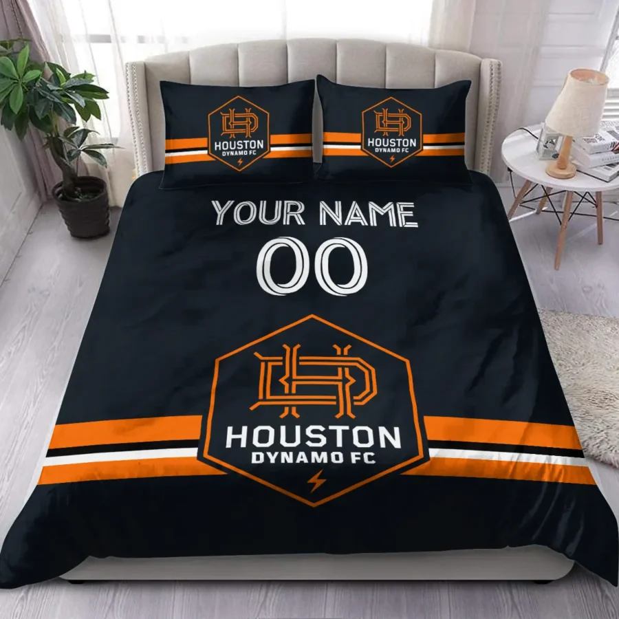 MLS Houston Dynamo Exclusive All Over Prints BLMLS81024A2HOUSJT - Bedding Set