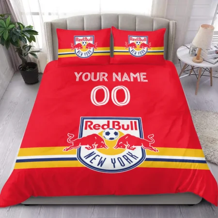 MLS New York Red Bulls Exclusive All Over Prints BLMLS81024A2NYSJT - Bedding Set